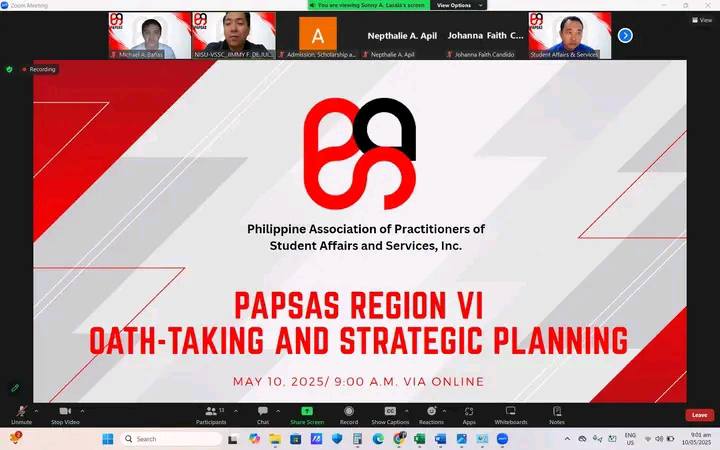 Oath-taking and Strategic Planning of  PAPSAS Region 6 Officers
