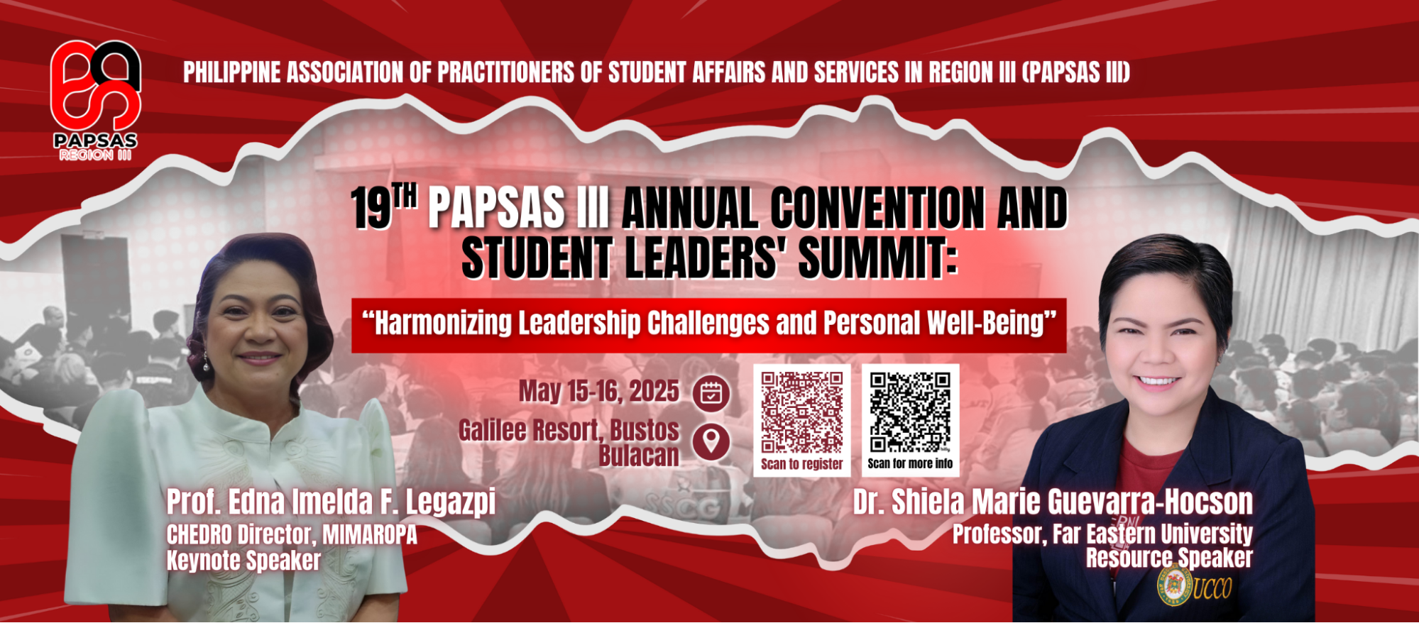 MEET OUR DISTINGUISHED SPEAKERS!